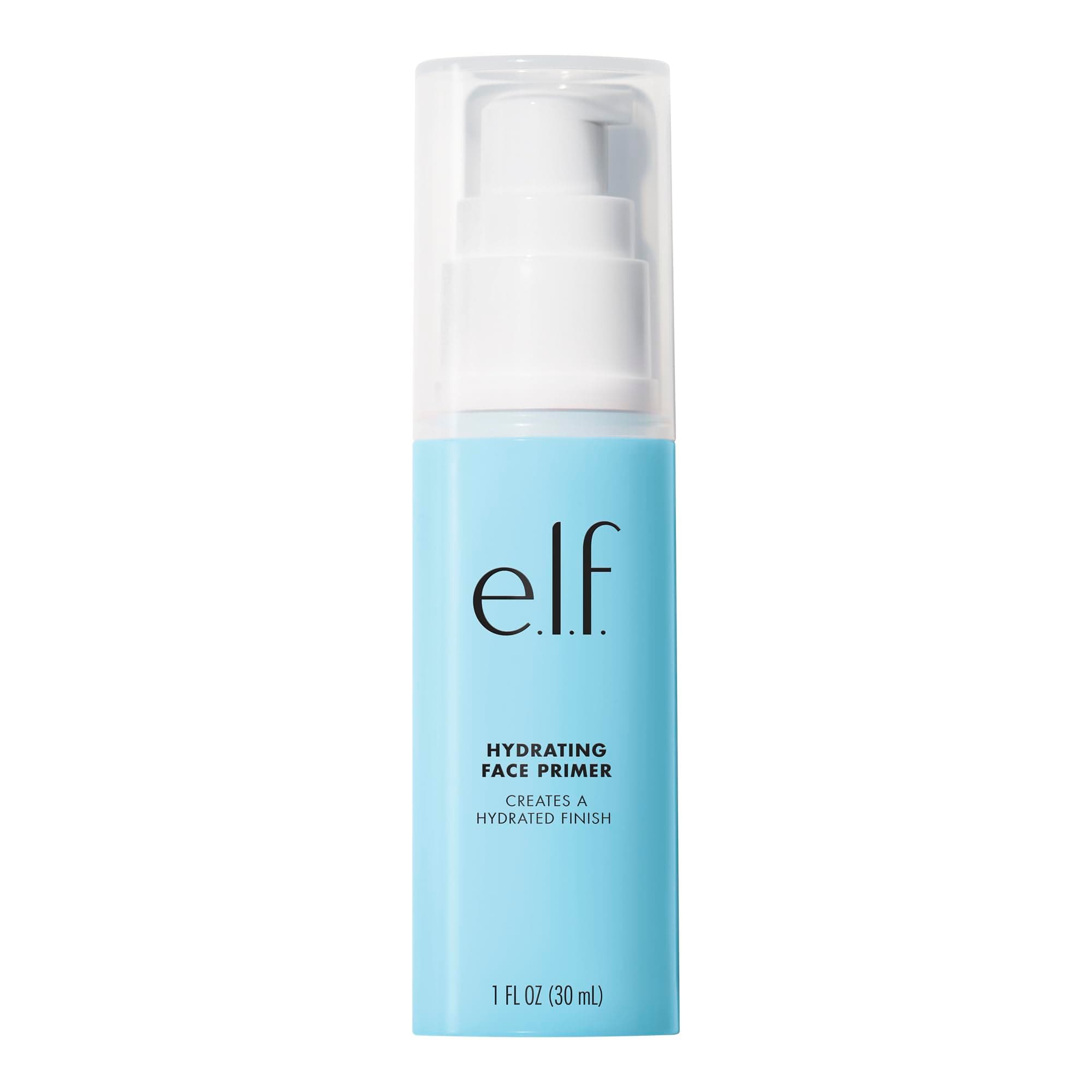 e.l.f. Hydrating Face Primer, Moisturizing Makeup Base, Smooths Pores & Fine Lines, Long-Lasting Wear, Preps Skin for Foundation Application, Large