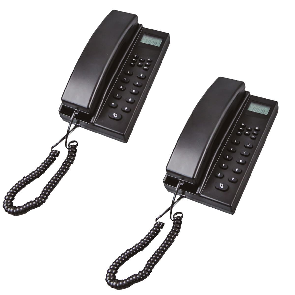 Intercoms Wireless for Home, Hands-Free Home Intercom Systems, 3280ft Long Range Wireless Intercom System for Business Office House Cordless Phones Intercoms (2 Pack,Black)