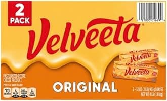 Velveetas Original Pasteurized Cheese, 32 oz., Pack of 2