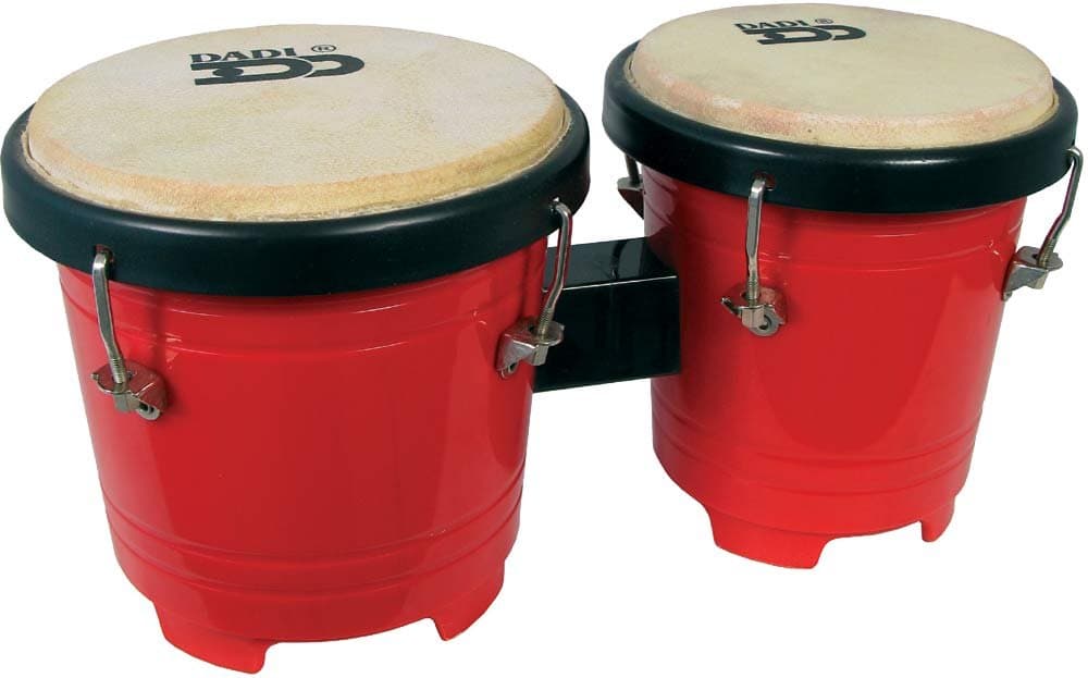 Dadi Accessories BG-5575RD Fun Size Bongos - Red