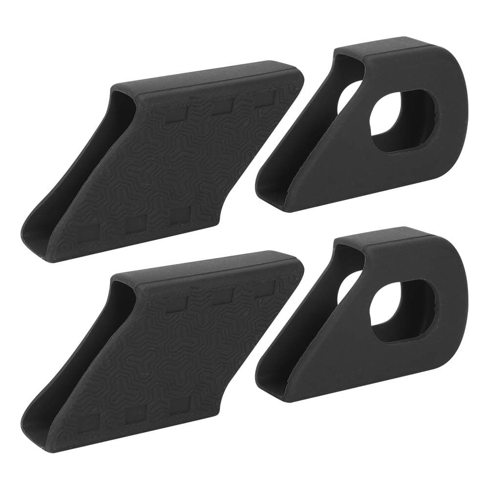 Yosoo 4 Pcs Bicycle Crank Arm Protector, Silicone Crank Protector Mountain Bike for Preventing Scratching MTB Road Bike