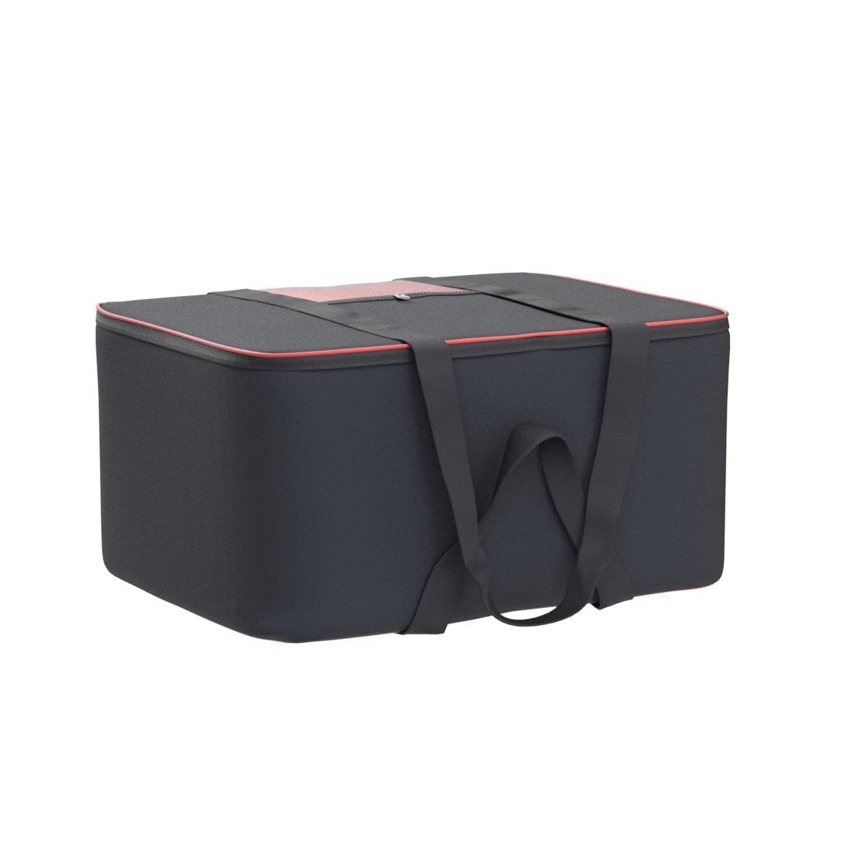 Storite 8 Pack Nylon Big Underbed Storage Bag Moisture Proof Cloth Organizer with Zippered Closure and Handle (BlackRed, 54x46x28cm)