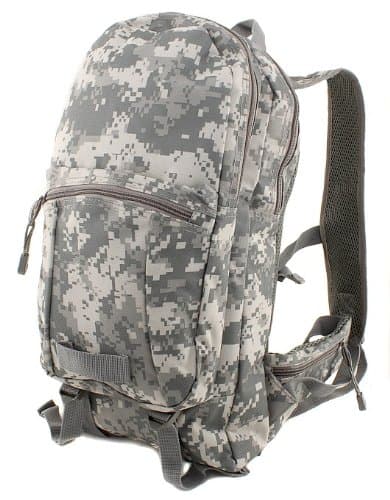 Mens ACU Digital Camo Portable Hydration System Backpack + 90oz Water Bladder