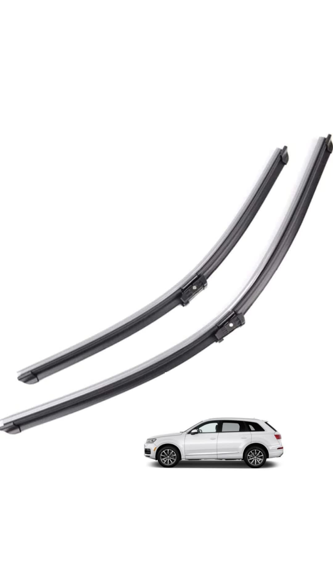 RYU7® Front Wiper Blades Fits For Q7 New 2016-2024 (4M) Pack of 2