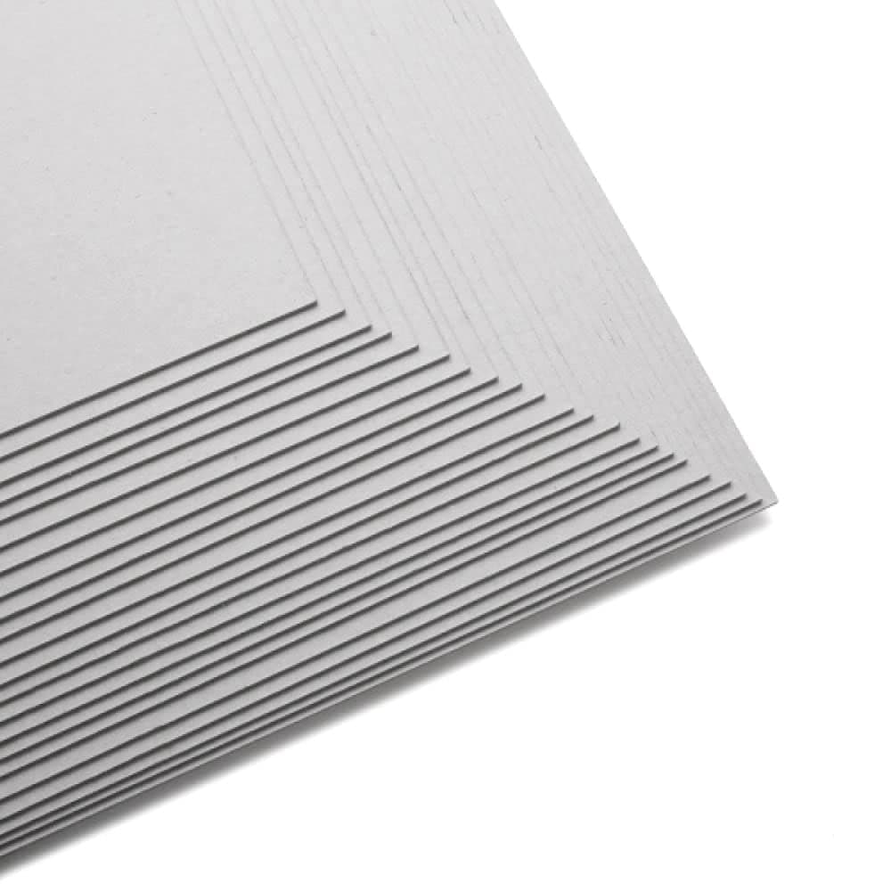 50 Sheets A4 Premium 800 Micron 0.8mm GREYBOARD Thick Strong Backing Card Craft