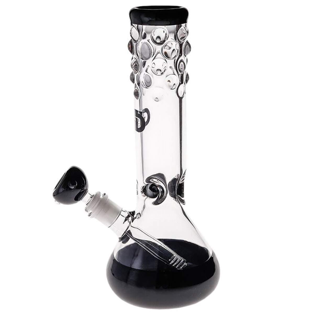 LSN Glass Water Pipe Bong (Black)