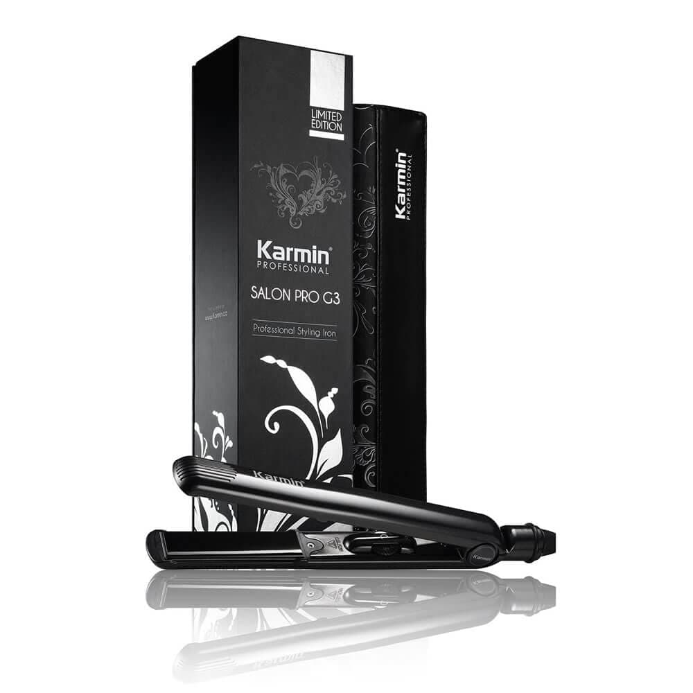 G3 Salon Professional Ceramic Flat Iron, Black