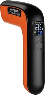 - Infrared Thermometer Gun INK-IFT02 For Cooking Non-Contact IR Laser Temperature Gauge One-Key Operate Auto Off -50℃~550℃ Temp Range Ideal Car Maintenance Not For Humans Celsius ℃ Unit ONLY