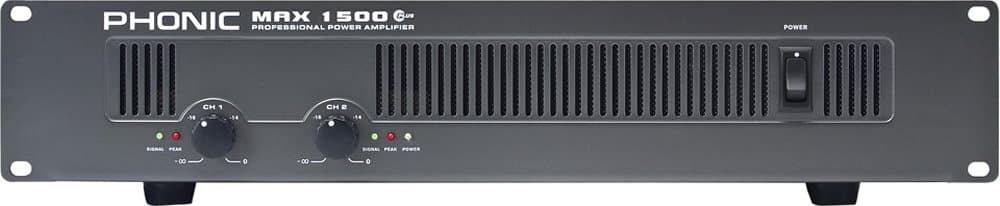 Phonic MAX 1500 Plus 900 Watt Power Amplifier