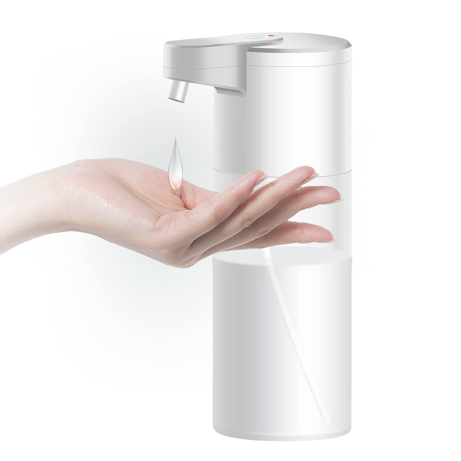 16.9oz RechargeableTouchless Automatic Soap Dispenser for Kitchen and Bathroom, Liquid Hand Soap, Detergent Dispenser,5-Level Adjustment
