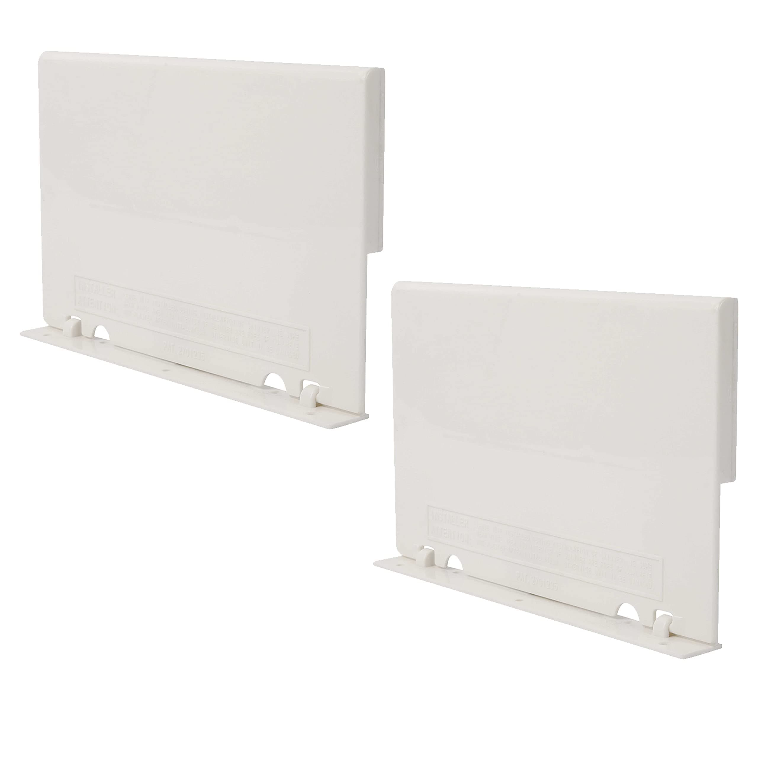 2-Pack Exact Replacement Part Number 08650-0022 Off-White Weir Gate Assembly - Sta-Rite U-3 Vinyl Liner Skimmer Hinged Weir Assembly - 8 1/2 Inches x 5 1/8 Inches Flapper Assembly