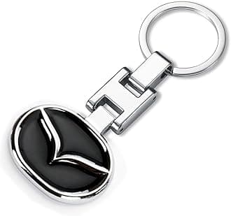 AULPEEAlloyed Car Keychain for Car 3D Metal Key Chain Gifts for Women and Men Keyring Universal Size