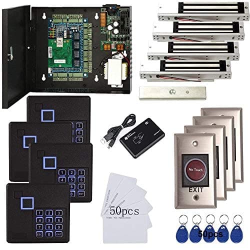 4 Door Magnetic Lock Access Control Panel security system