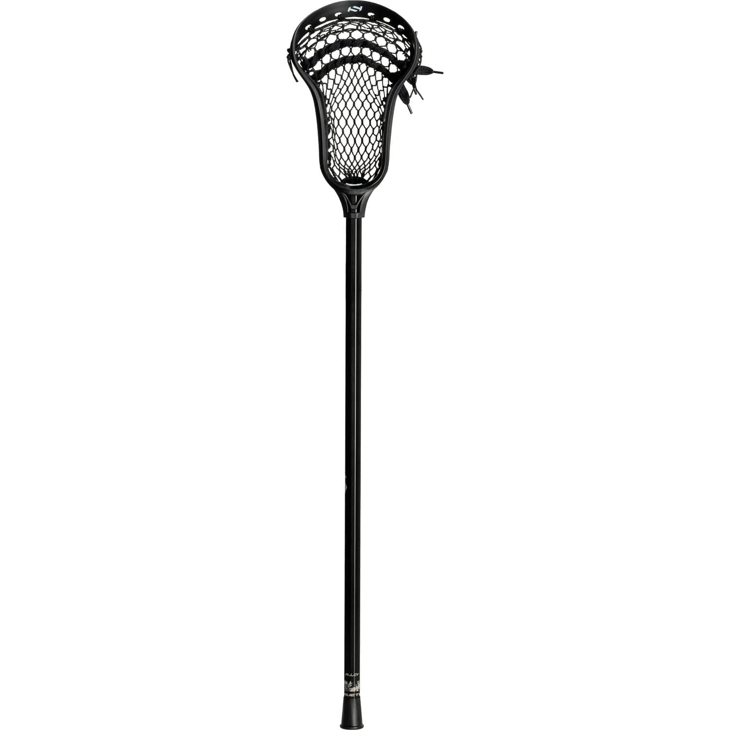 TRUE TEMPER Cadet Intermediate Alloy Complete Lacrosse Stick, Black/Black