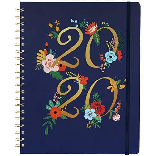 Ruled Notebook/Journal - Lined Journal with Premium Thick Paper, 8.5" X 6.4", College Ruled Spiral Notebook/Journal, Banded with Exquisite Inner Pocket, Waterproof Hardcover for Office, Home & School