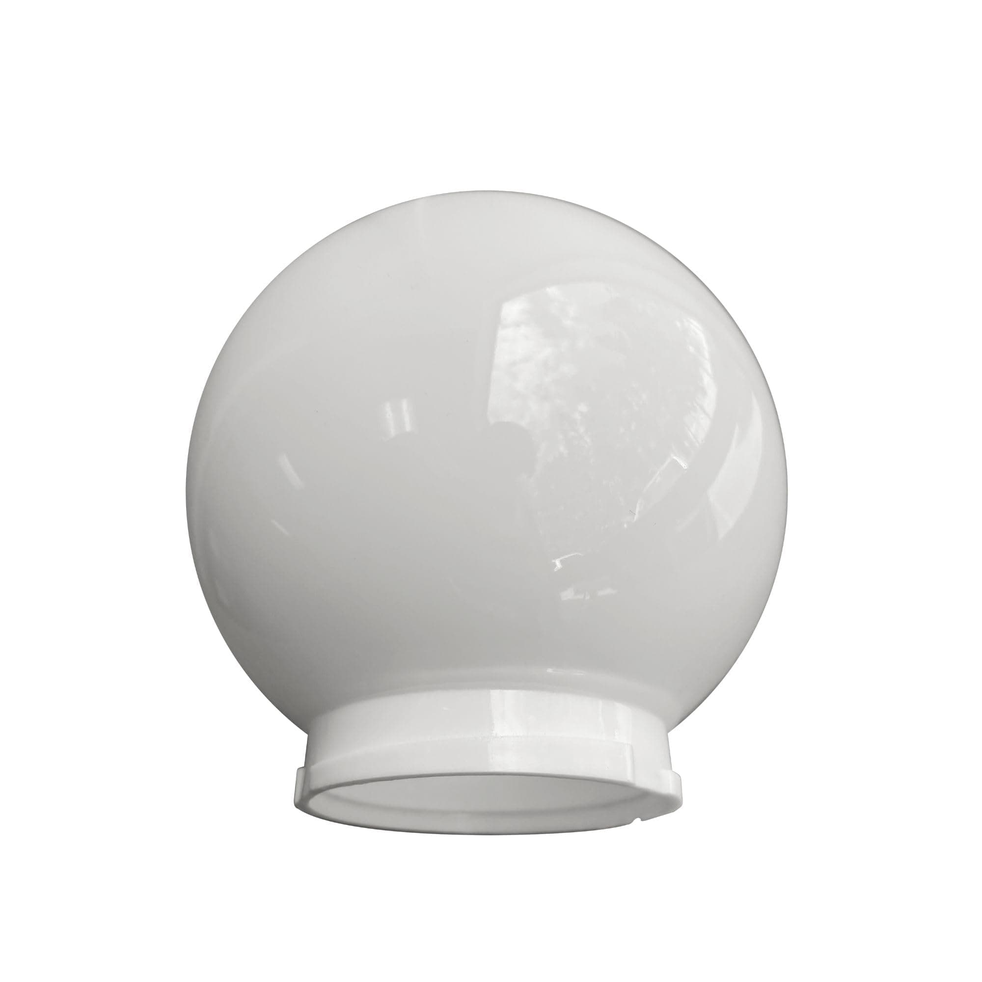 Beam Lighting 6-inch White Acrylic Replacement Globe - Cover for Ceiling, Wall Fixtures, Lamp Posts, or Streetlights