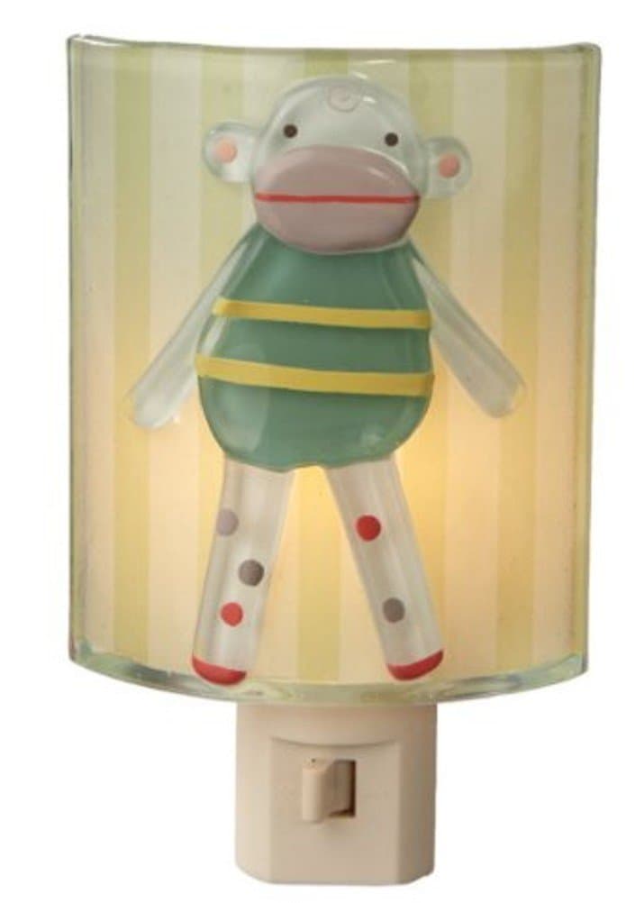 Midwest CBK Fused Glass Monkey Night Light