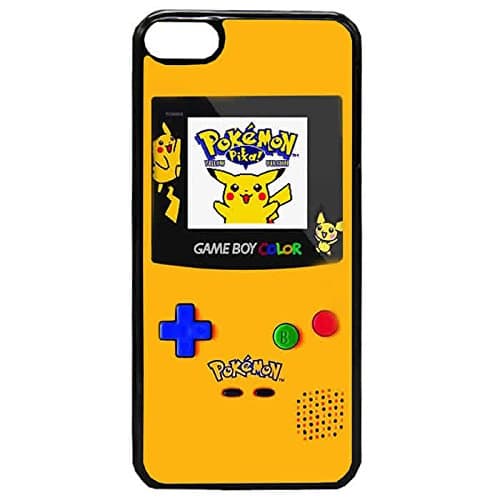 iPod touch 6 Case, NEWONEER Custom Print Protective Case Hard Case Snap on Back Cover for iPod Touch 6 6th Generation (Pokemon Game Boy Pikachu)