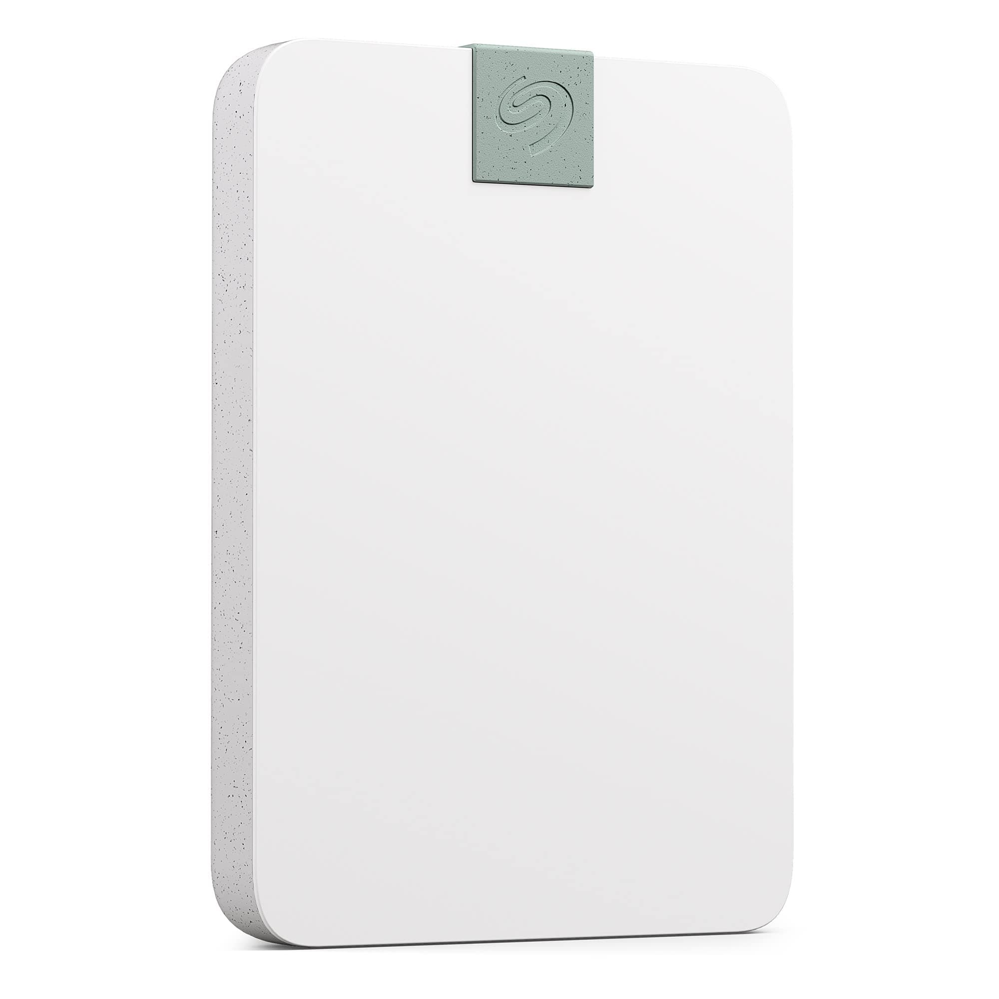Ultra Touch HDD 2TB, External HDD, Cloud White, Post-Consumer Recycled material, USB-C compatibility with PC, Mac & Chromebook, Data Rescue Services (STMA2000400)