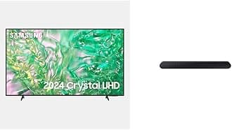 Samsung DU8070 Crystal UHD 4K 65" Smart TV UE65DU8070UXXU (2024) S60D 5.0ch Lifestyle All-in-one Soundbar