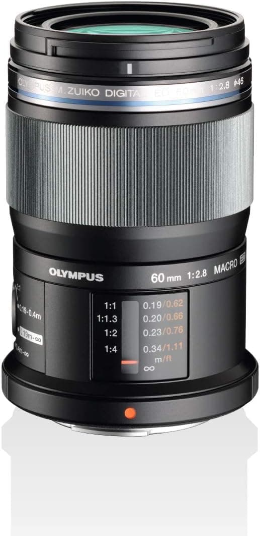 Olympus EM-M6028 M.Zuiko Digital ED 60MM F2.8 Macro Lens(Black)
