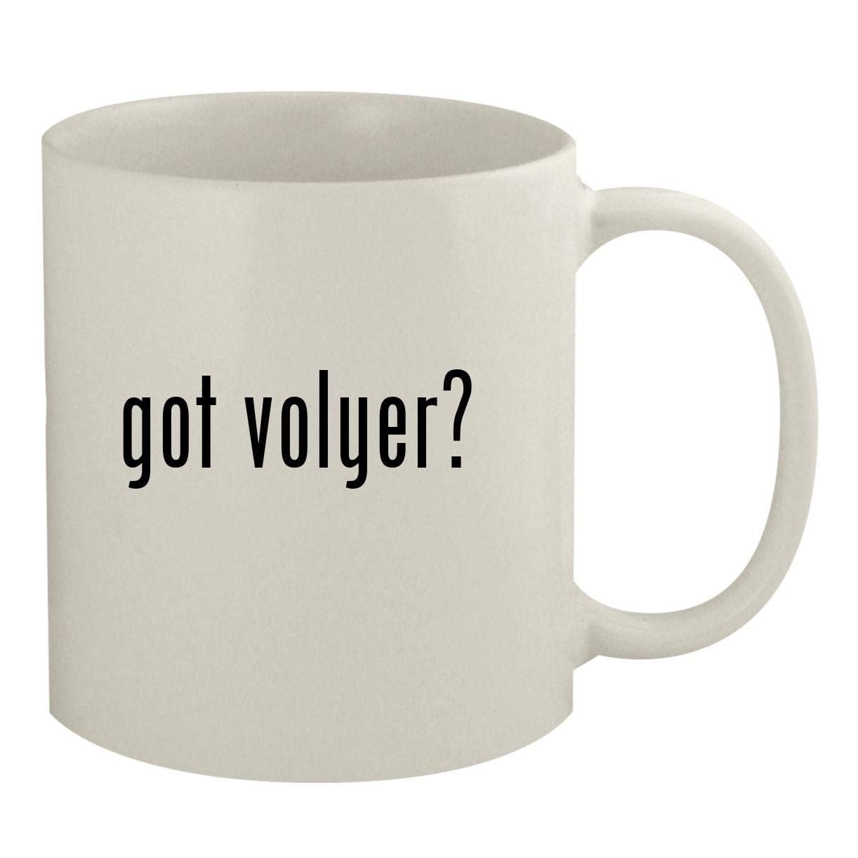 Molandra Products got volyer? - Ceramic 11oz White Mug, White