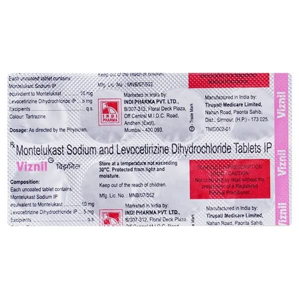 Viznil - Strip of 10 Tablets