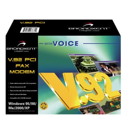 Creative Labs Broadxent V.92 PCI Data Fax Voice Modem (Internal DI3631)