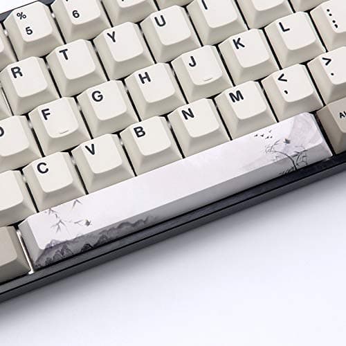 PBT Five Sides Dye-subbed Spacebar 6.25U Cherry Profile keycap for DIY Mechanical Keyboard (KIT 5)