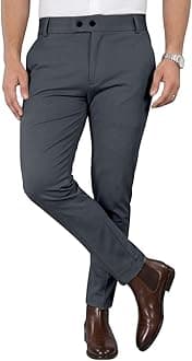 Men's Stretchable Stretchable Formal Pant Trousers | Stylish Slim Fit Men's Wear Trousers for Office or Party | Polycotton Knitted Fabric