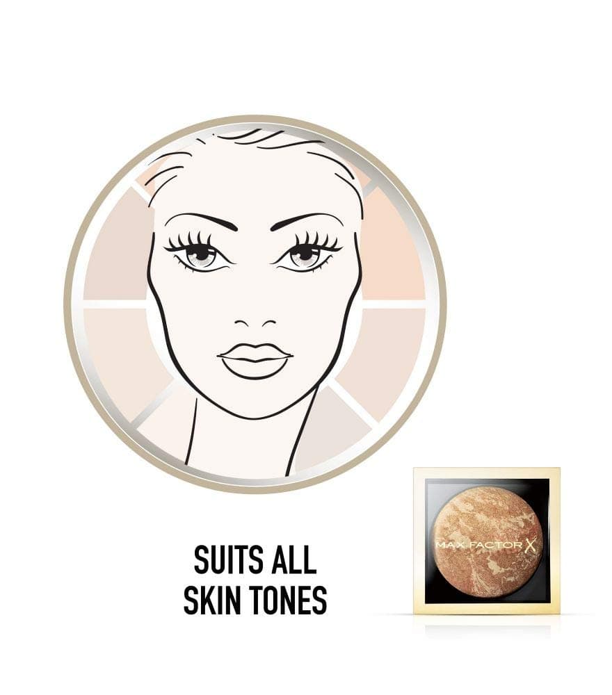 Max Factor Bronzer, 10 Bronze, Streak-Free Formula with Baked Minerals and Easy Application, 3 g
