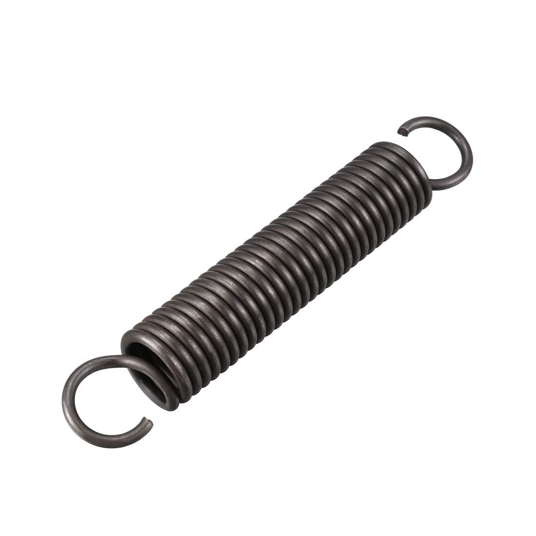sourcingmap Extension Spring - 2.5mm Wire Dia , 18mm OD , 110mm Free Length Spring Steel Small Dual Hook Tension Spring