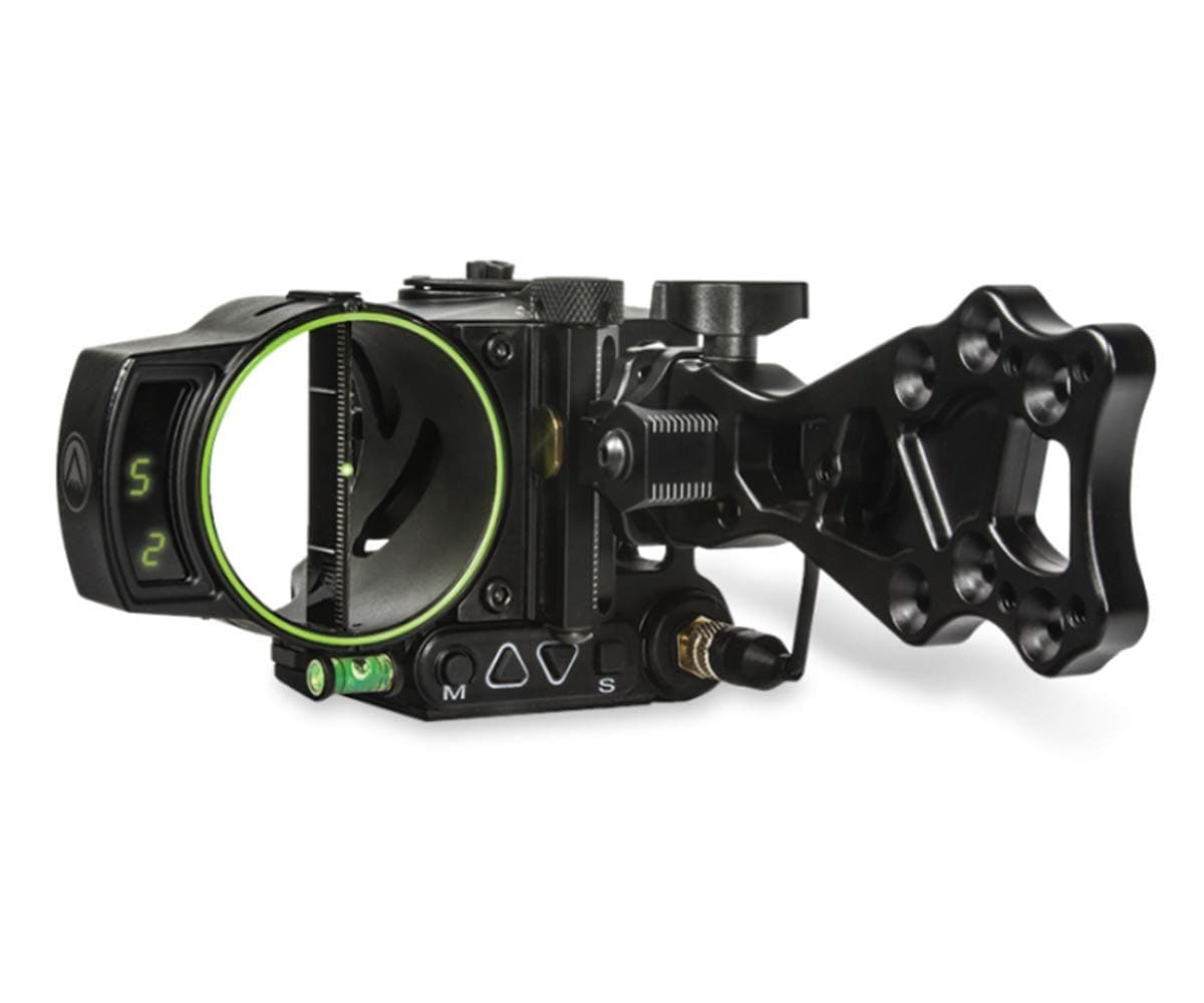 Burris Optics Oracle Rangefinder Bow Sight, Built in Range Finder Measures Exact Distance, Calculates Perfect Aim/Drop Point, Adaptable Right or Left Handed Mount.