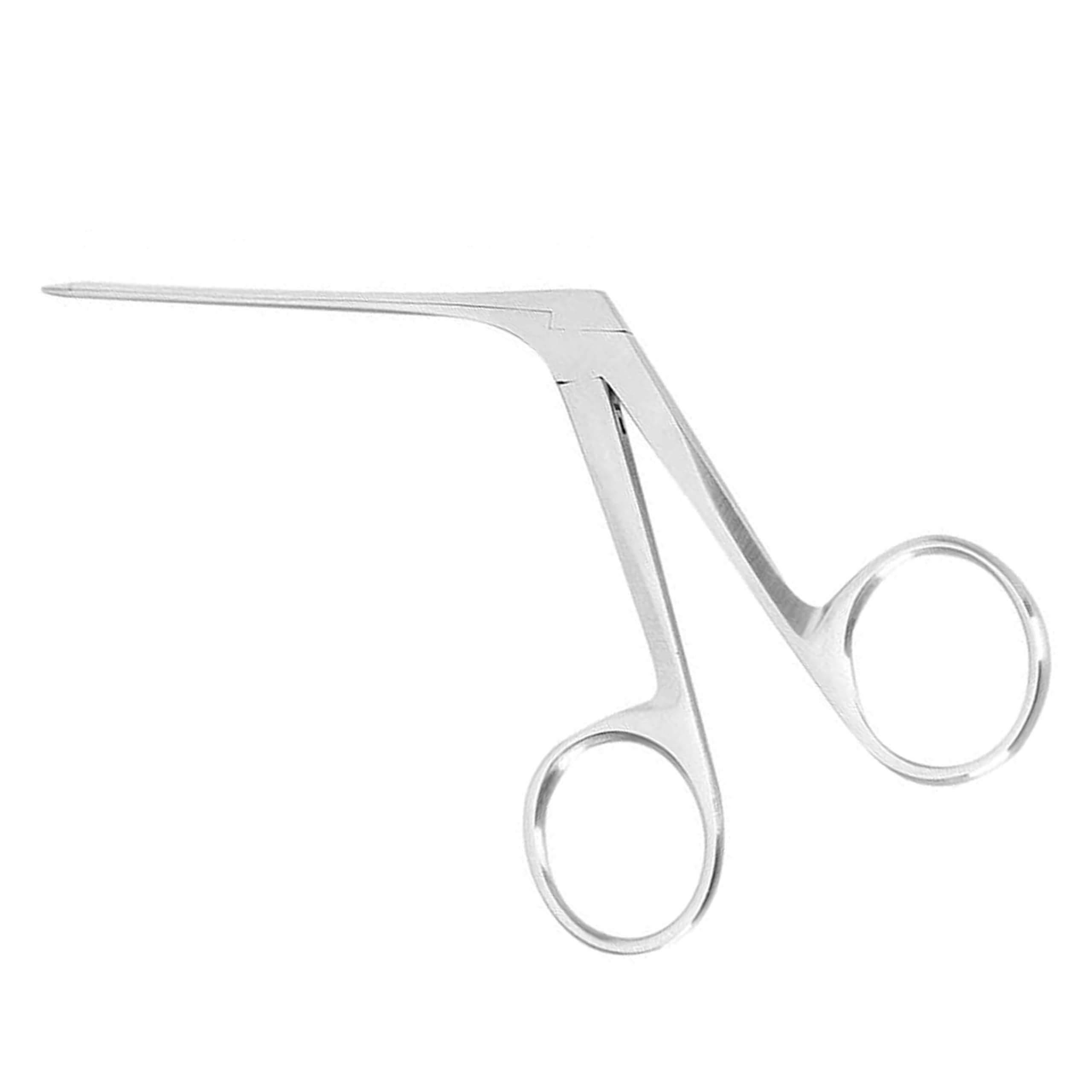 Micro Extra Fine Crocodile Forceps ENT Stainless Steel Precision Ear Care Tool 7.5cm