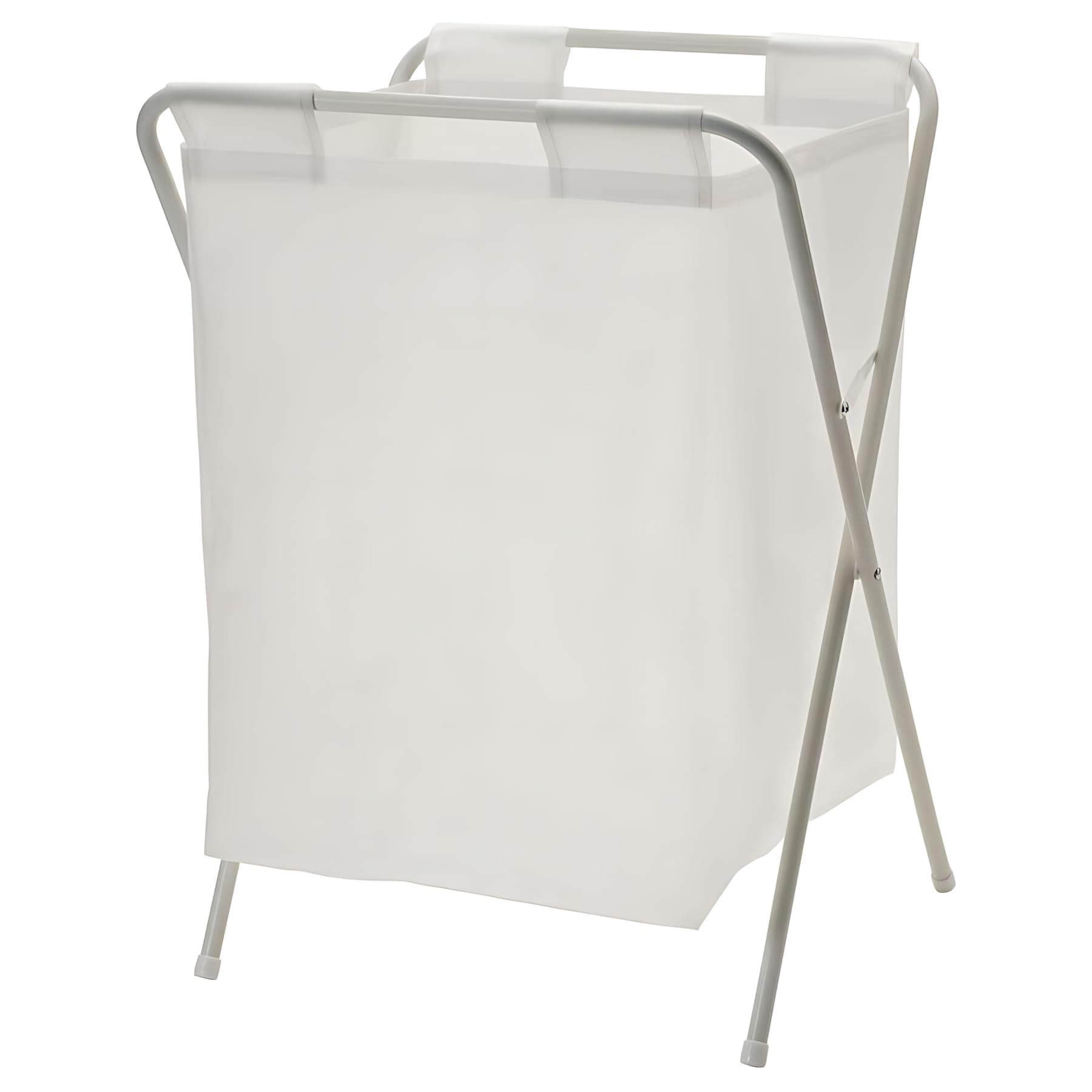 JALL - Laundry bag with stand, white - 70 l