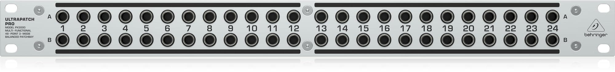 ULTRAPATCH PRO PX3000 Multi-Functional 48-Point 3-Mode Balanced Patchbay