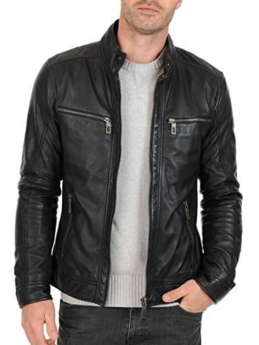 LSI Men's Pure Leather Jacket - Black