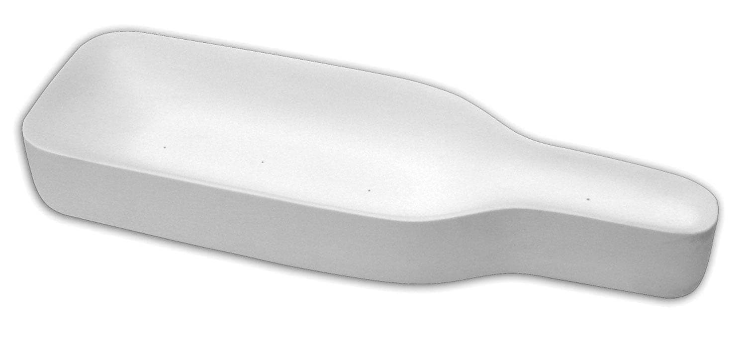 Delphi Glass Rectangular Glassblowing Bottle Mold, Glassforming, White, Glass