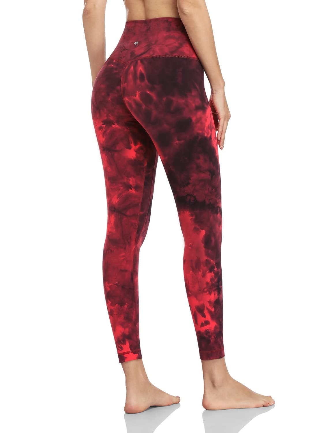 HeyNutsEssential/Pure&Plain 7/8 Leggings, High Waisted Compression Soft Pants Workout Athletic Yoga Pants 25"