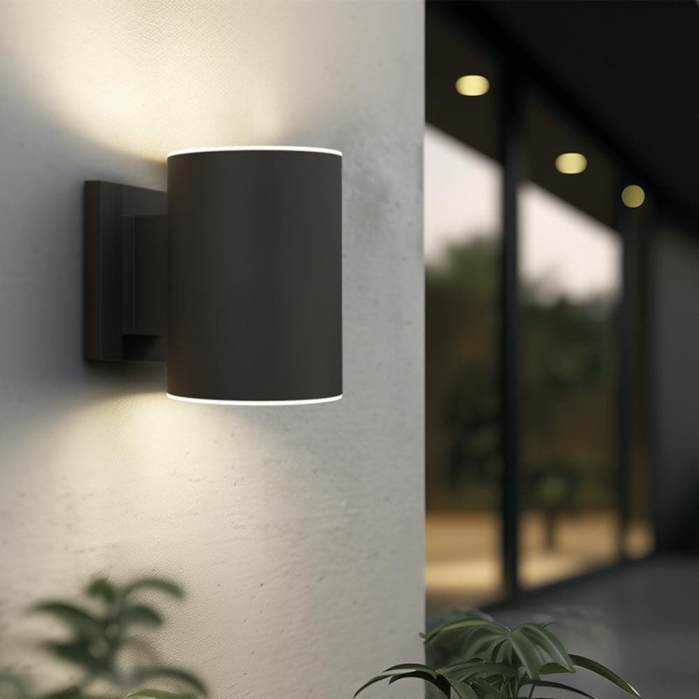 Grantham Up & Down Outdoor Solar Powered Wall Light