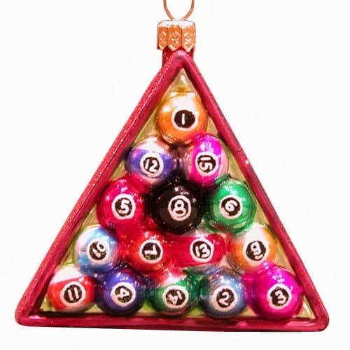 Ornaments to Remember: POOL RACK Christmas Ornament