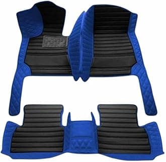 Custom Personalized Floor Mats ，Luxury Full Coverage All Weather Car Floor Mats，Anti-Slip Leather Car Mat Set ，Custom Floor Mat， for 99% of Cars, Trucks & SUV. (black1)