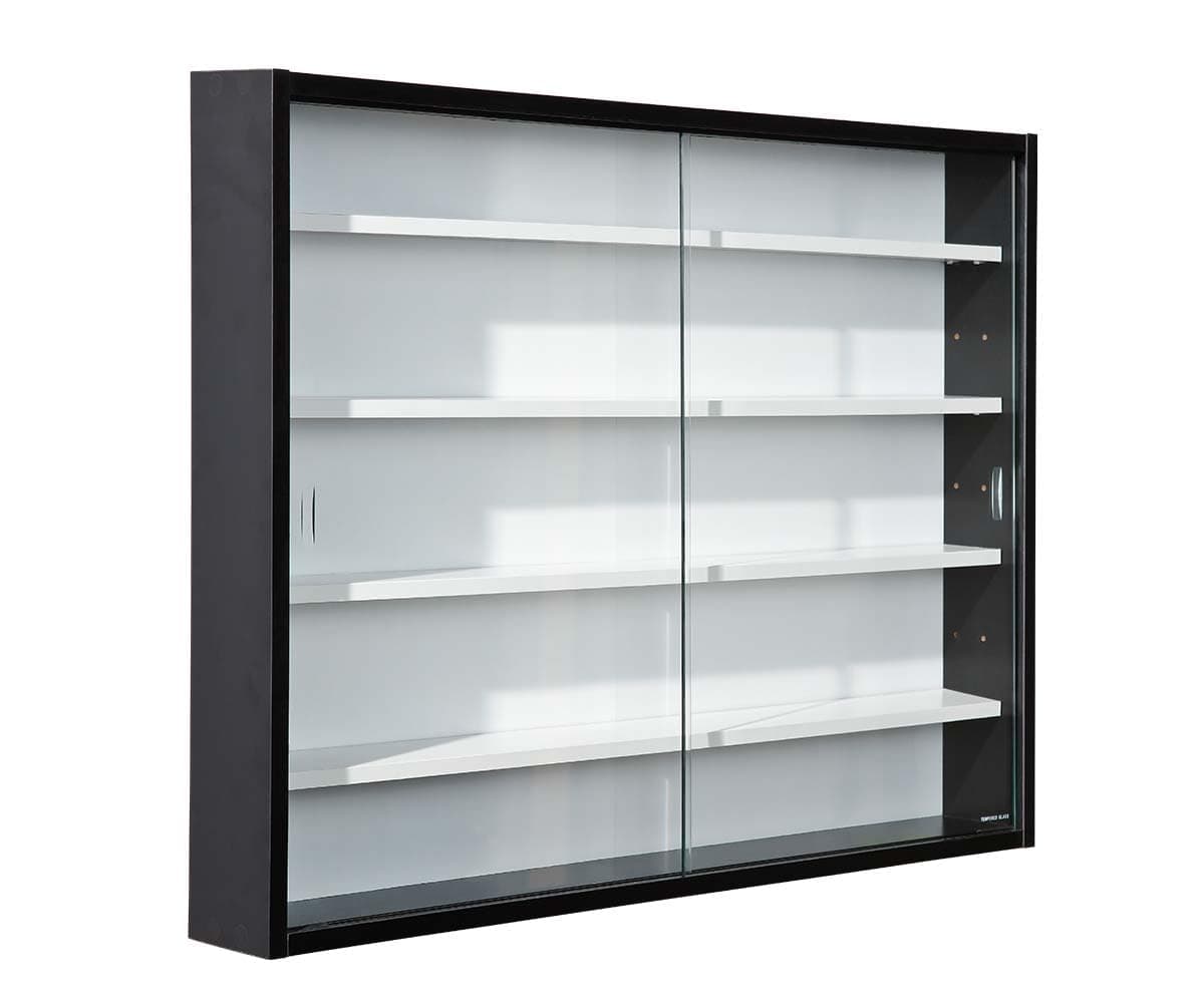 Inter Link Collecty Hanging Display Wall Shelf, Measures 80 cm x 9.5 cm x 60 cm, Black/White