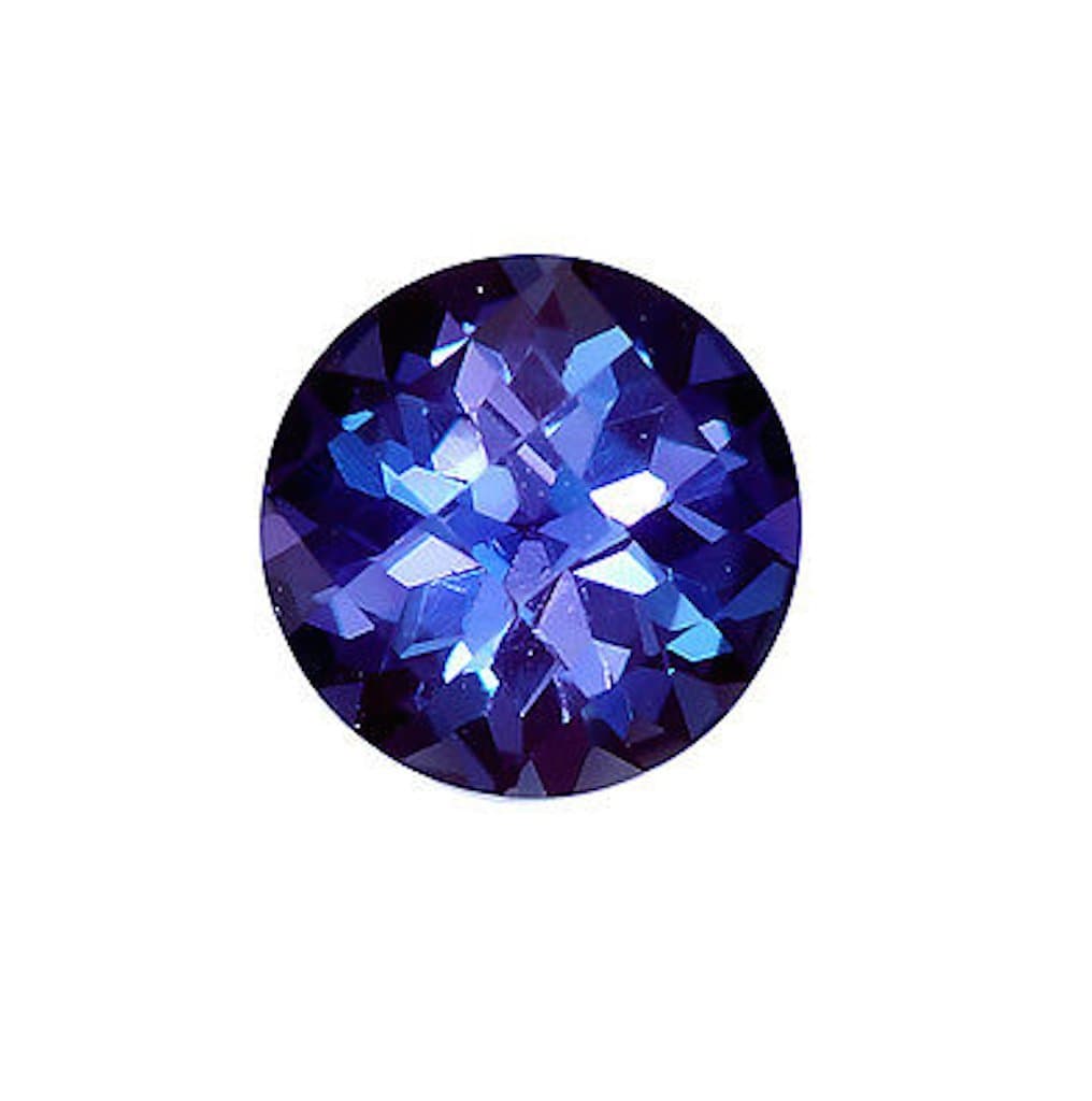 Russian Lab Created Pulled Alexandrite True Color Change 6 mm (1 pc) AAA Round Checkerboard Loose Gemstone
