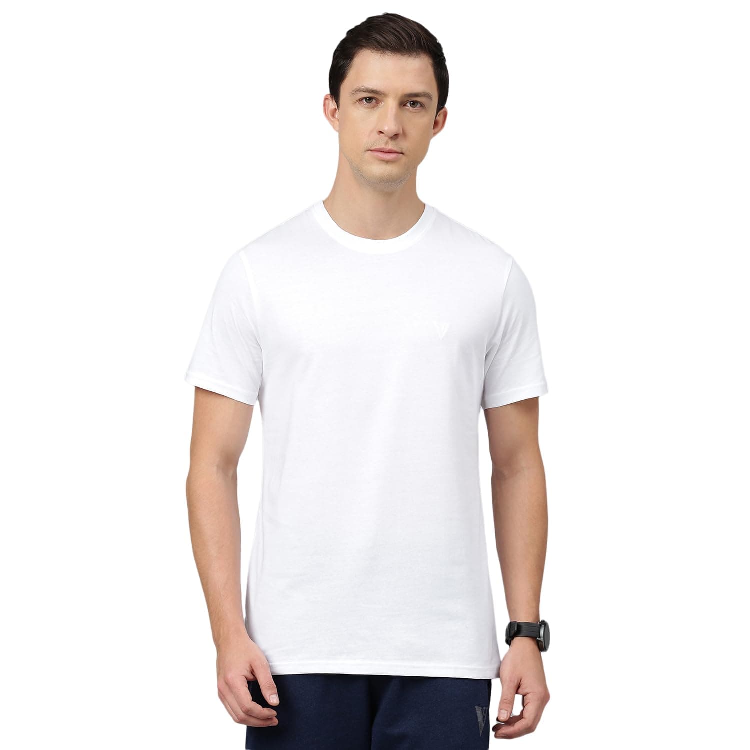 Sponsored Ad - Men's Cotton Regular Fit Solid T-Shirt Crew Neck, Short Sleeves