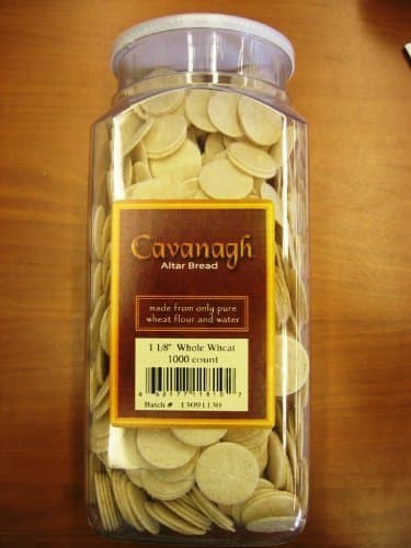 Cavanagh Altar Bread - 1 1/8" Whole Wheat - 1000/Container by Cavanagh Company