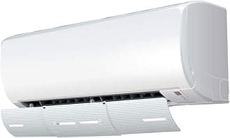 Slim, Length & Angle Adjustable Air Conditioner Deflector helps Cooling/Heating Air Circulation, Anti Blast, Wind Baffle and Direction, Anti-Condensation