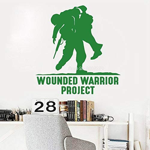 Gadgets Wrap Vinyl Wounded Warrior Project Wall Decal Window Sticker Wall Décor, Ag20-Drp-1298