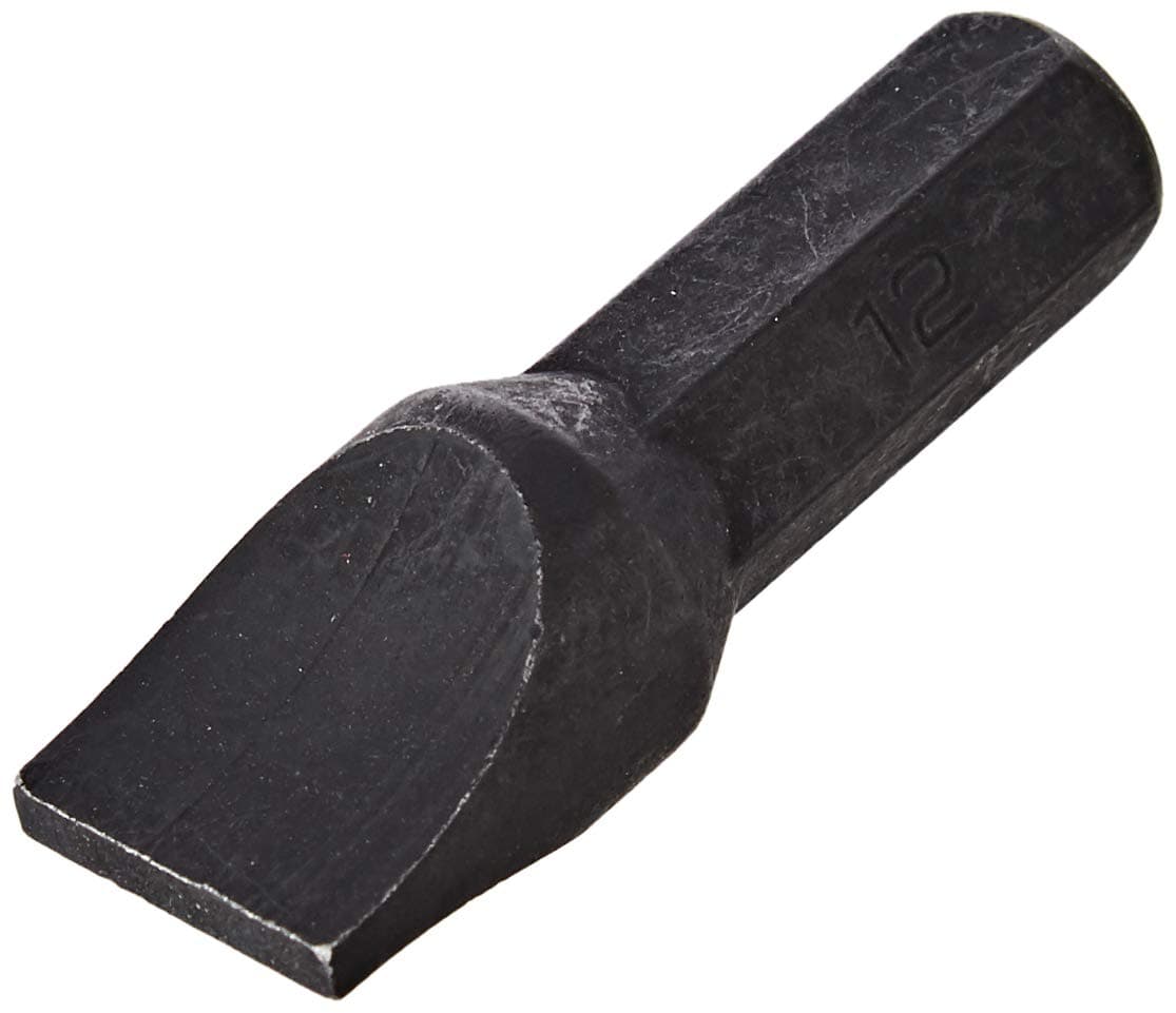 Draper 10818 12MM Plain Slot Impact Screwdriver Bit