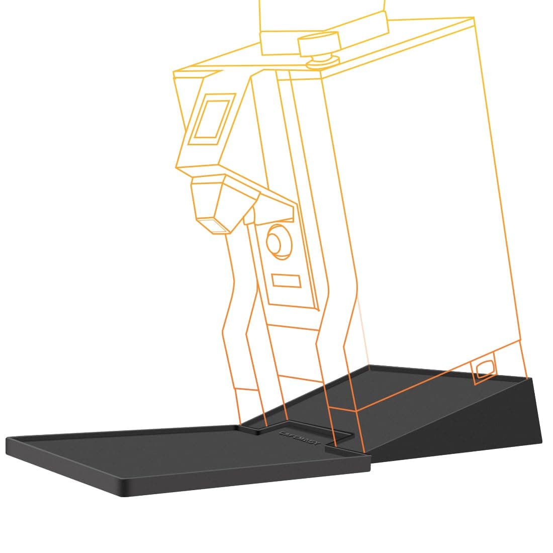 Incline Stand with Tray Compatible with Eureka Mignon Grinder Durable Tilted Angled Base and Drip Tray Espresso Grinder Accessories Parts
